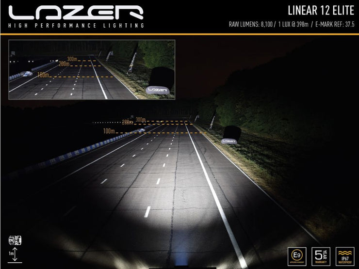 Lazer Linear 12 Elite LED Fjernlys